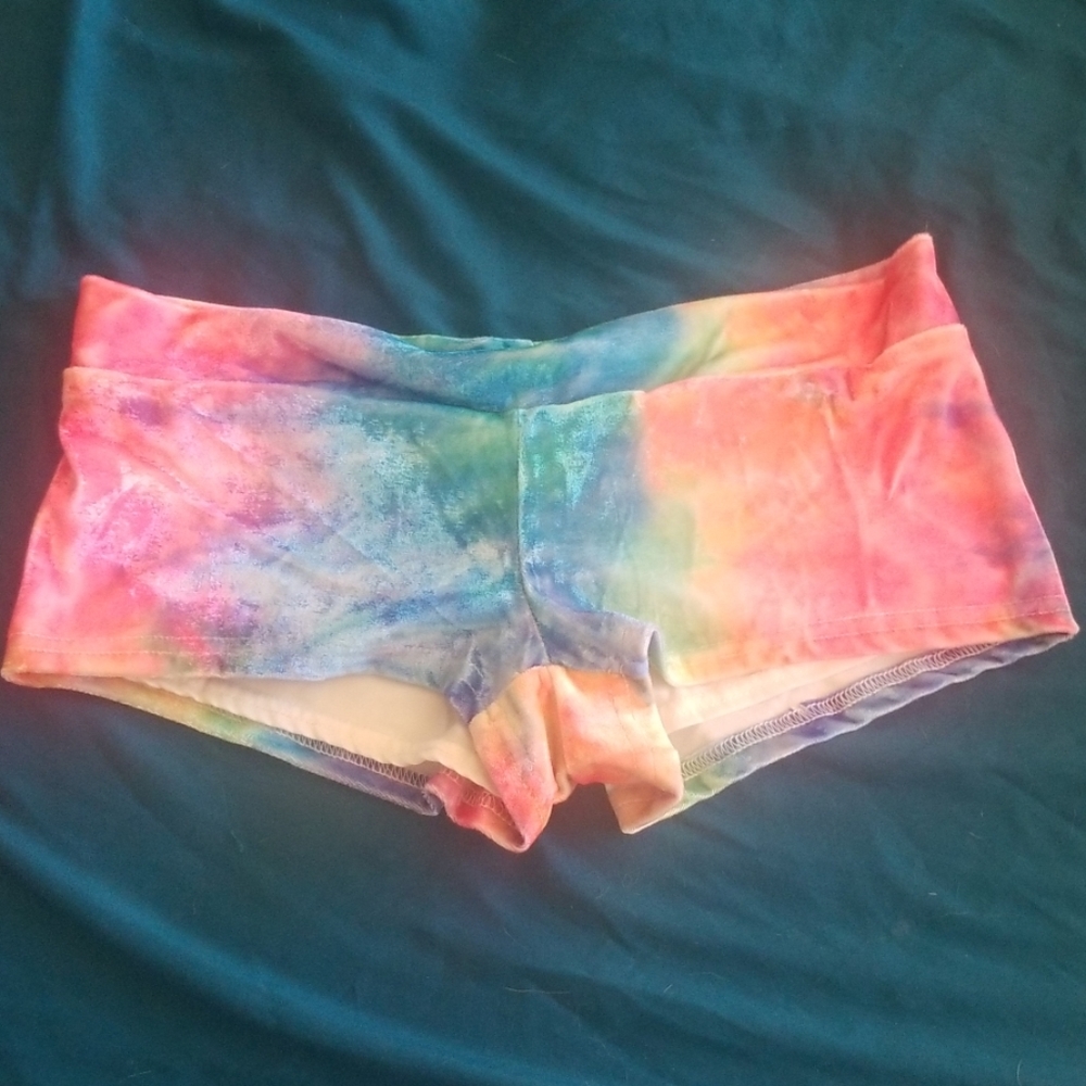 IHeartRaves Rainbow Shorts